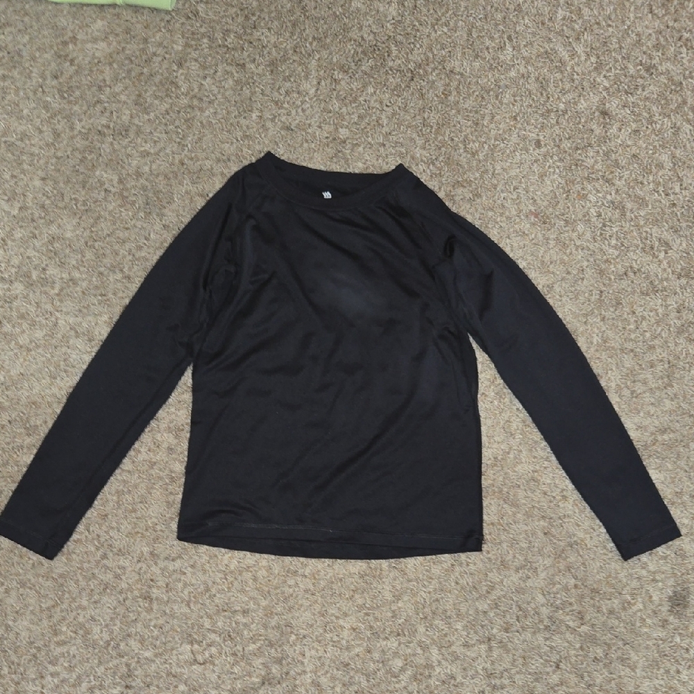 All in Motion Black Long Sleeve Tee